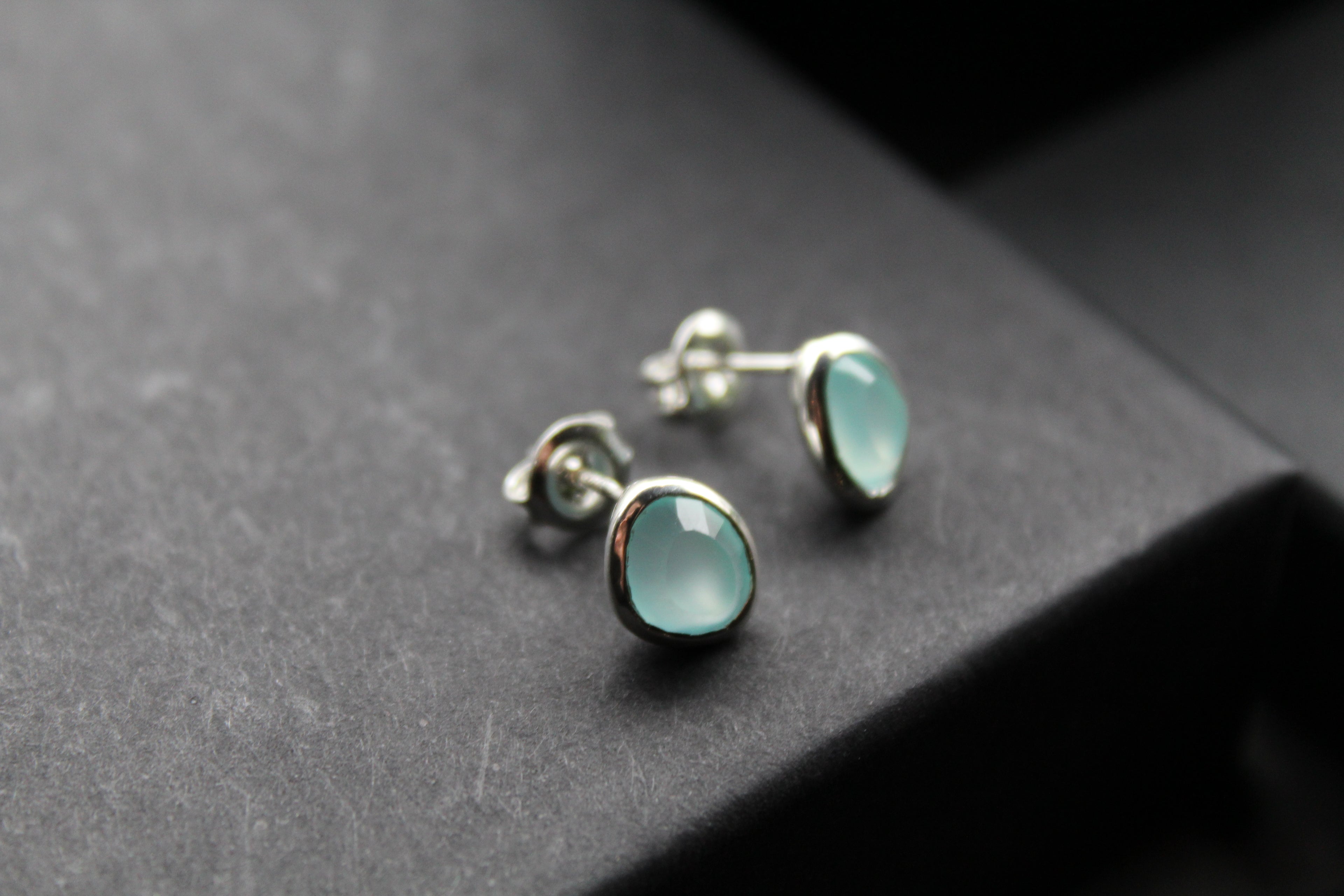 Aqua Paraiba Princess Studs