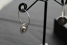 Load image into Gallery viewer, Aquamarine Stone Set Earrings
