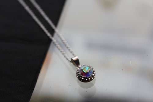 Aurora Borealis Crystal Necklace