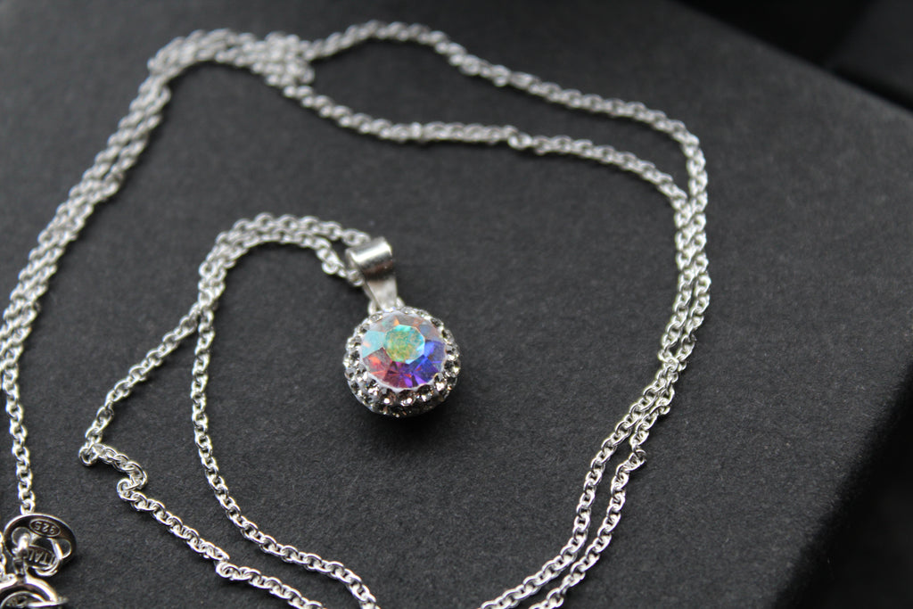 Aurora Borealis Crystal Necklace