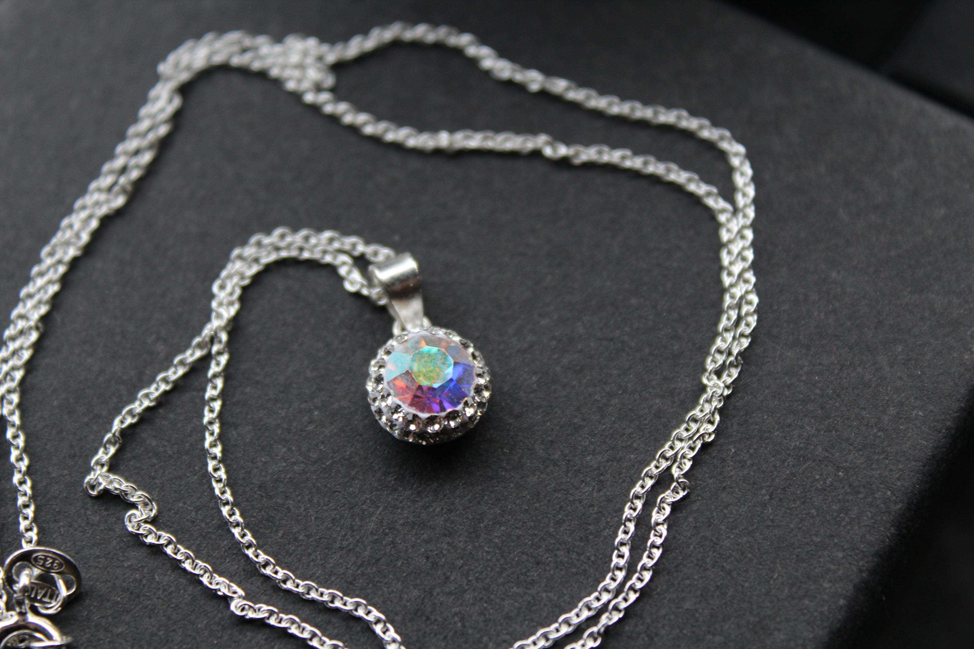 Aurora Borealis Crystal Necklace