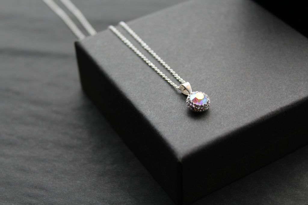 Aurora Borealis Crystal Necklace