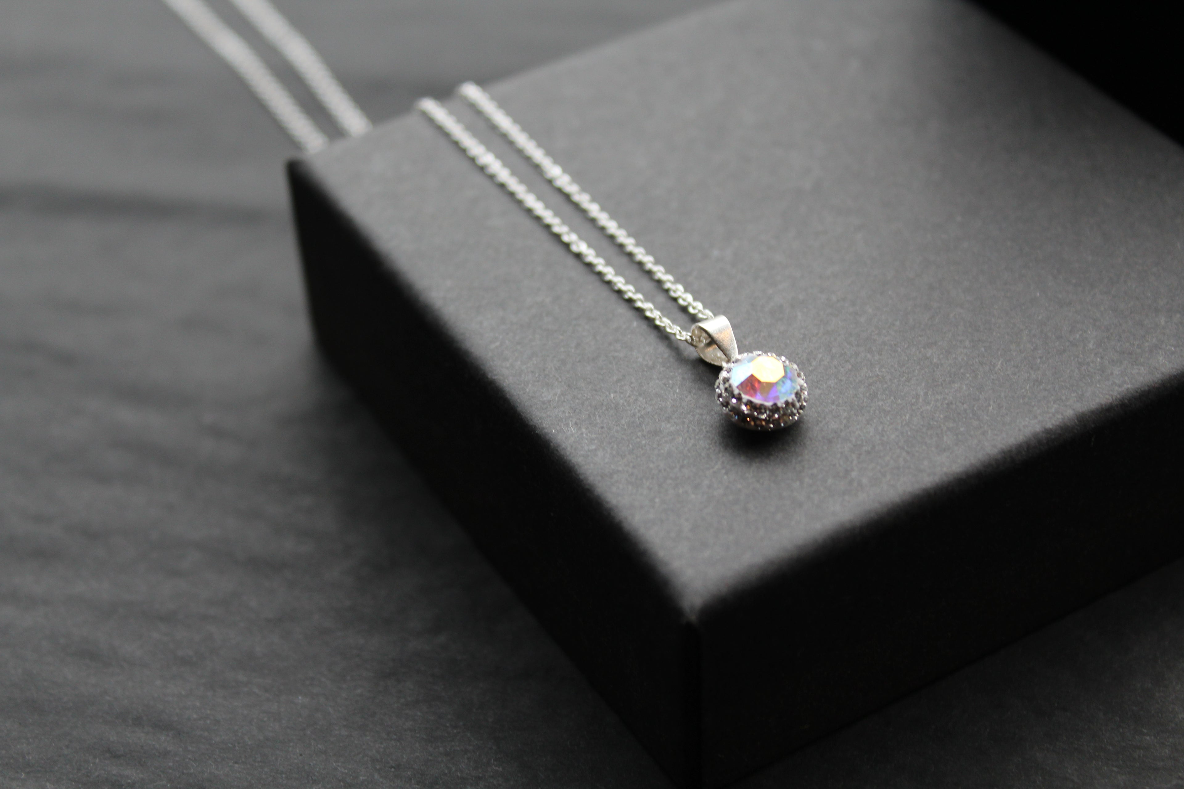 Aurora Borealis Crystal Necklace
