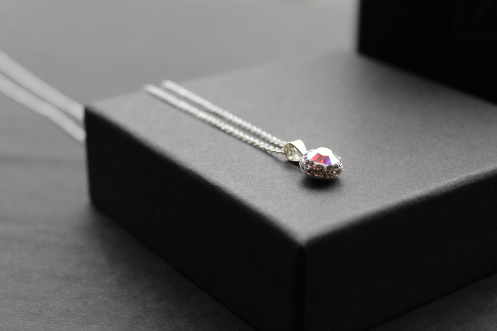Aurora Borealis Crystal Necklace