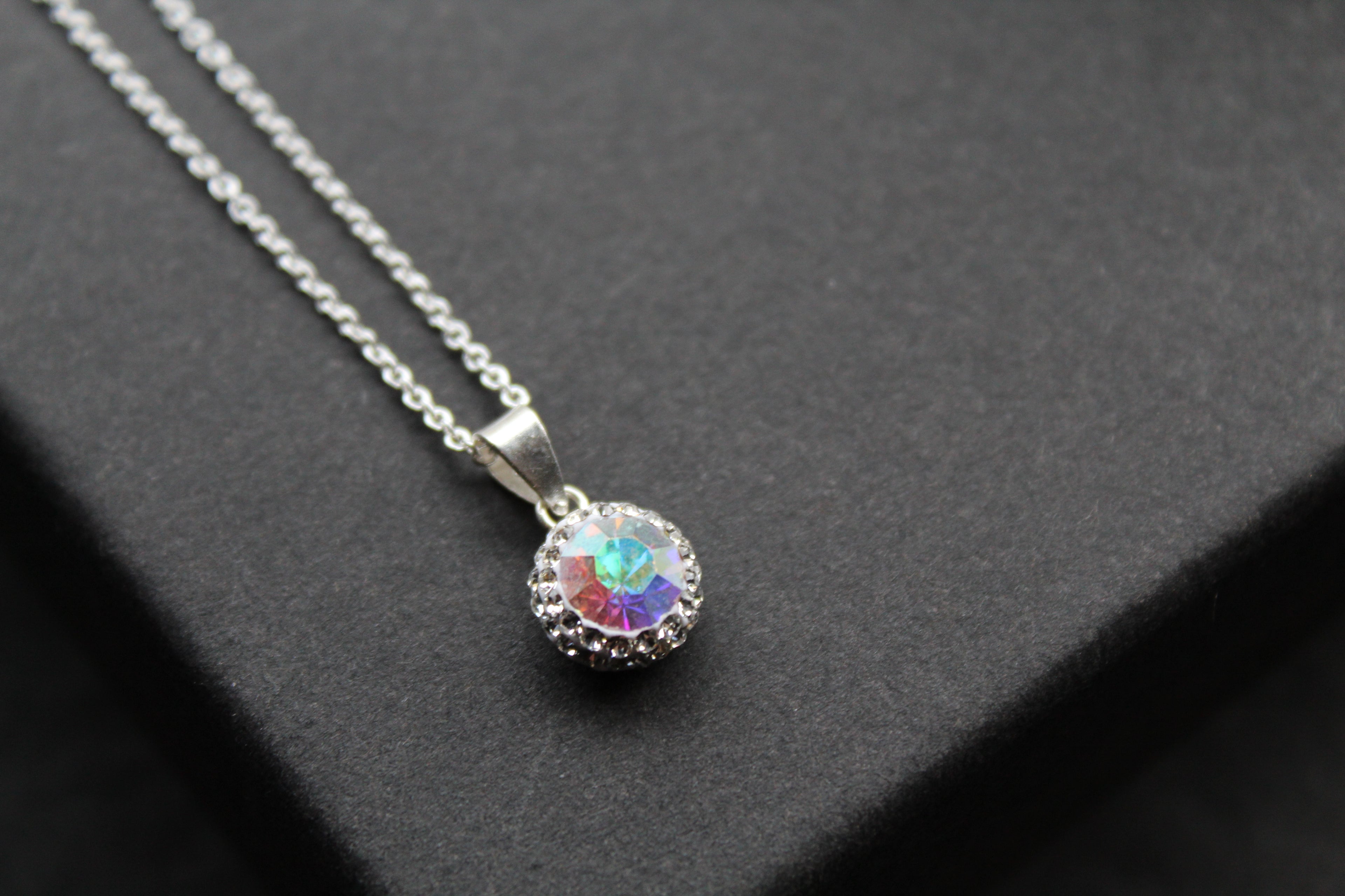 Aurora Borealis Crystal Necklace