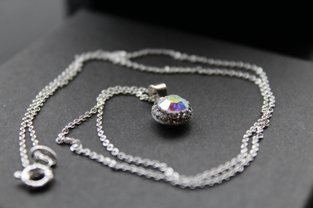Aurora Borealis Crystal Necklace