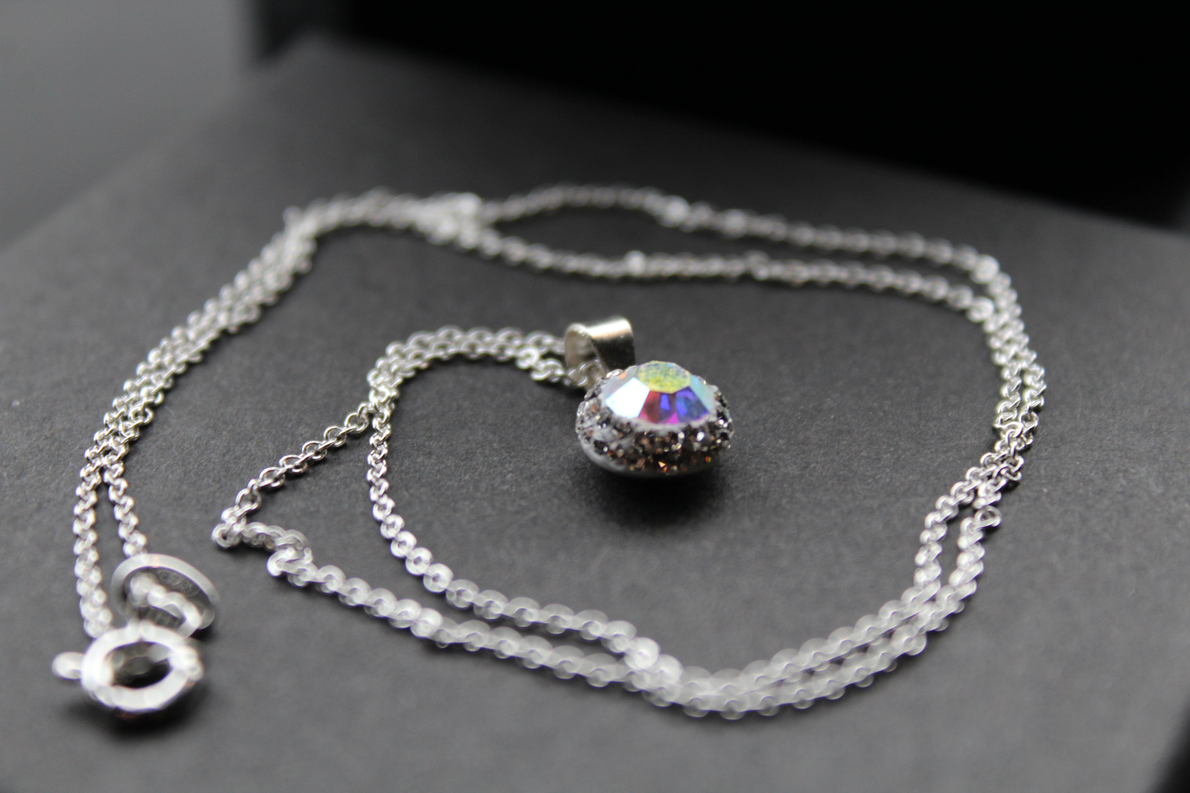 Aurora Borealis Crystal Necklace