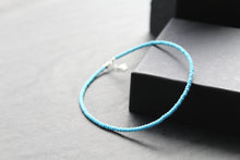 Load image into Gallery viewer, Bali Turquoise Bead Anklet
