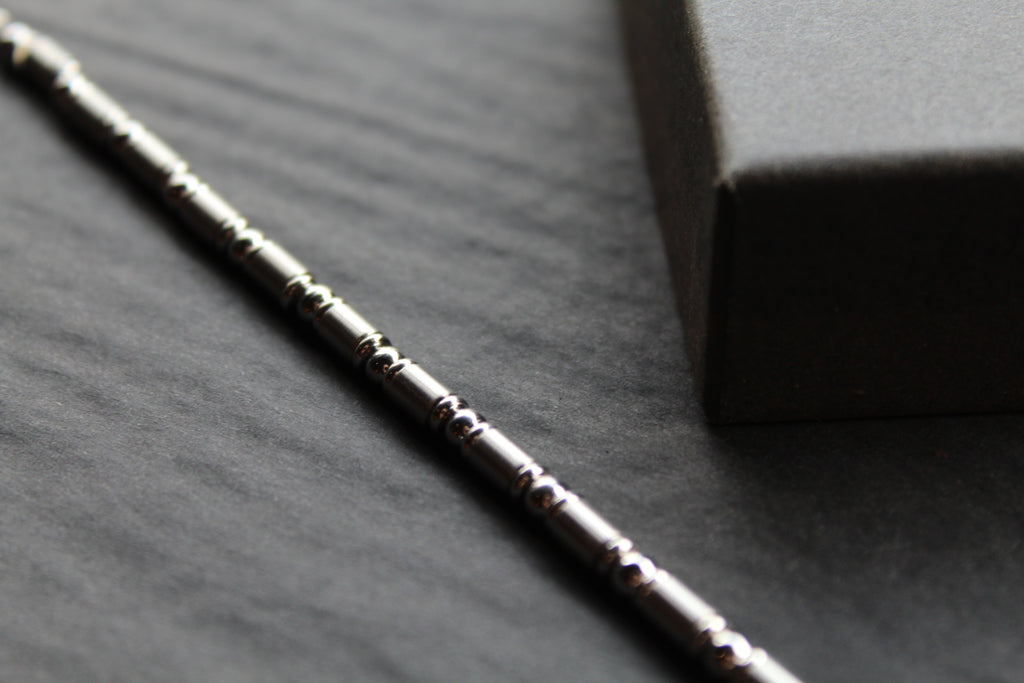 Ball & Barrel Stainless Steel Bracelet