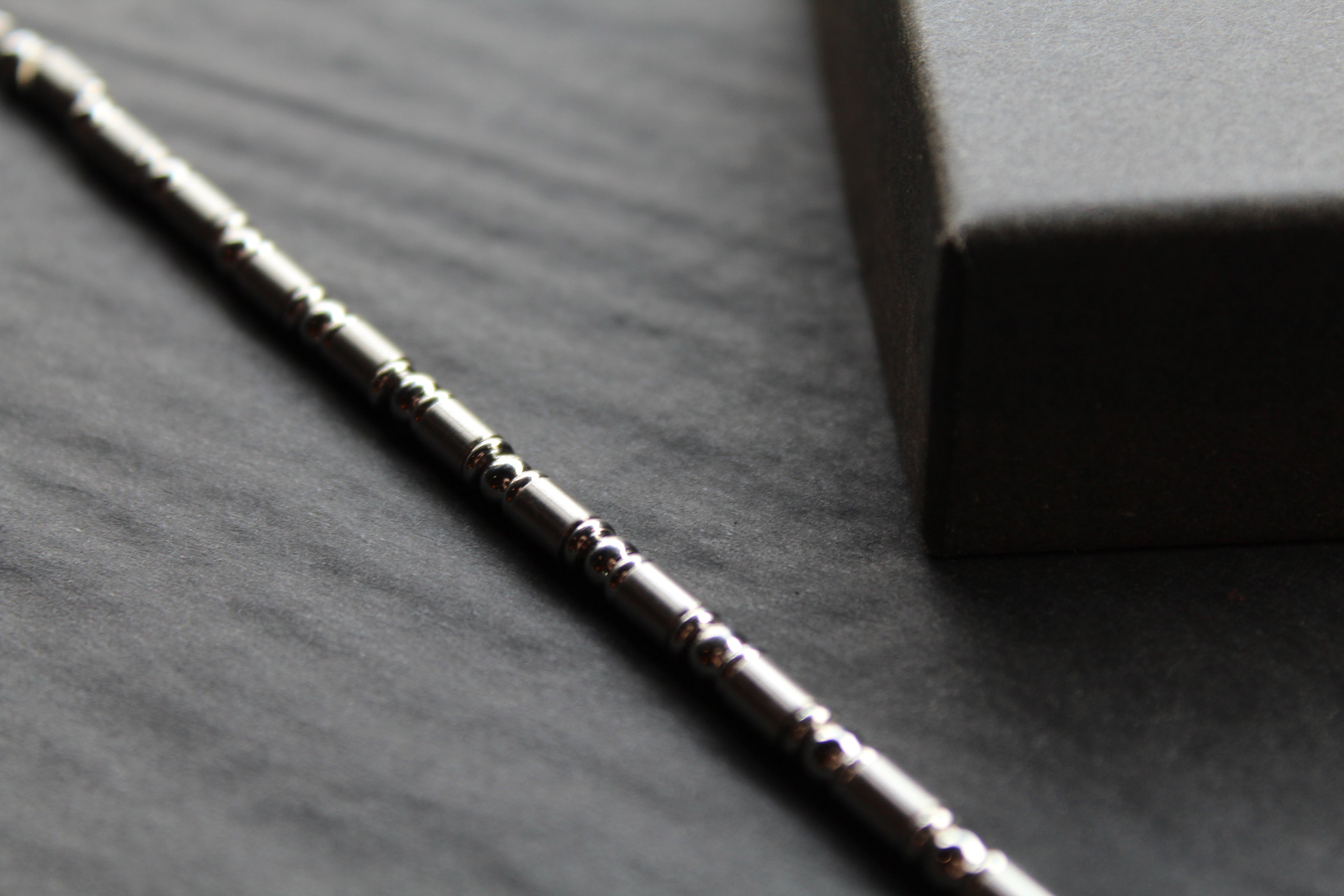 Ball & Barrel Stainless Steel Bracelet