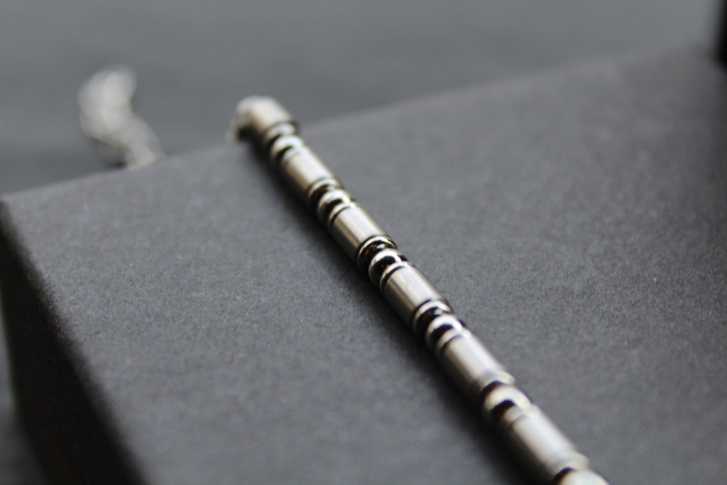Ball & Barrel Stainless Steel Bracelet