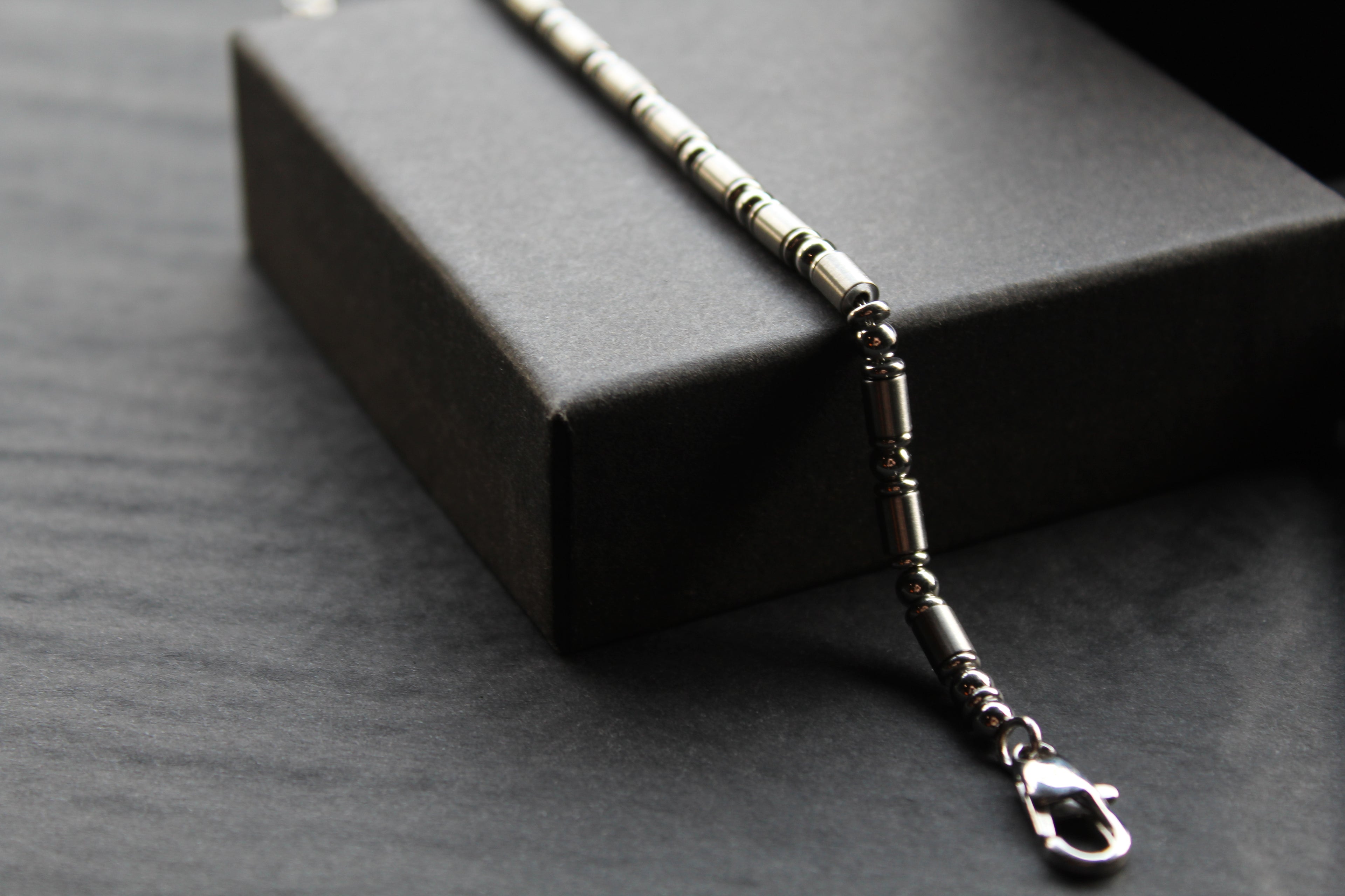 Ball & Barrel Stainless Steel Bracelet
