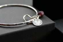 Load image into Gallery viewer, Barmouth Purple Heart Charm Bracelet
