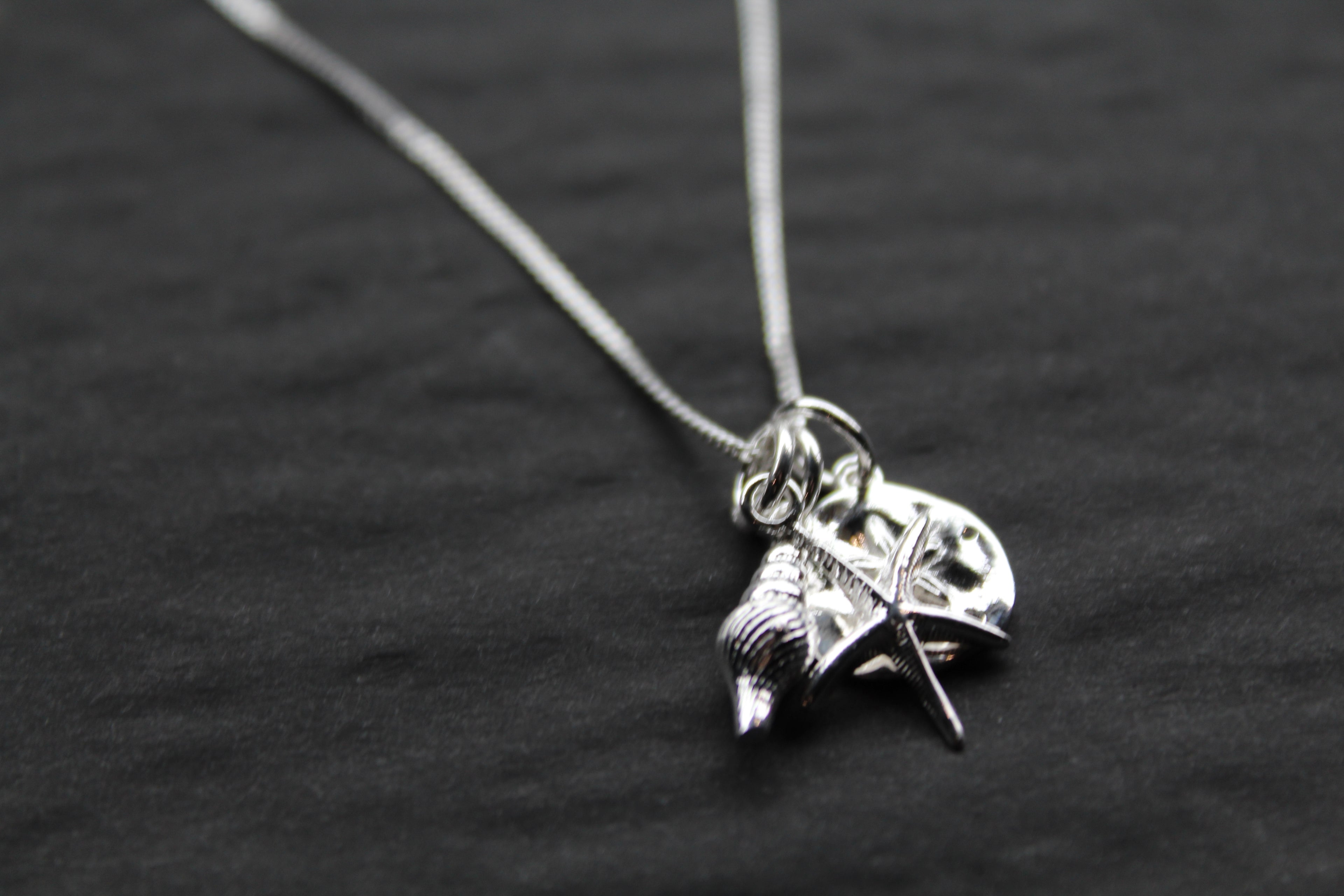 Beach Inspired Silver Necklace