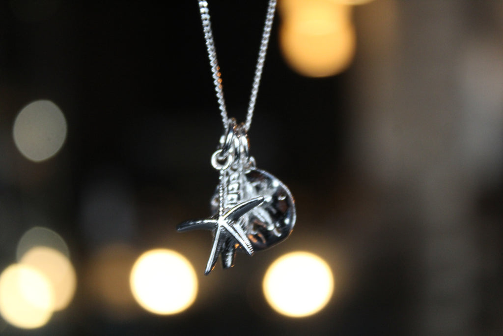 Beach Inspired Silver Necklace