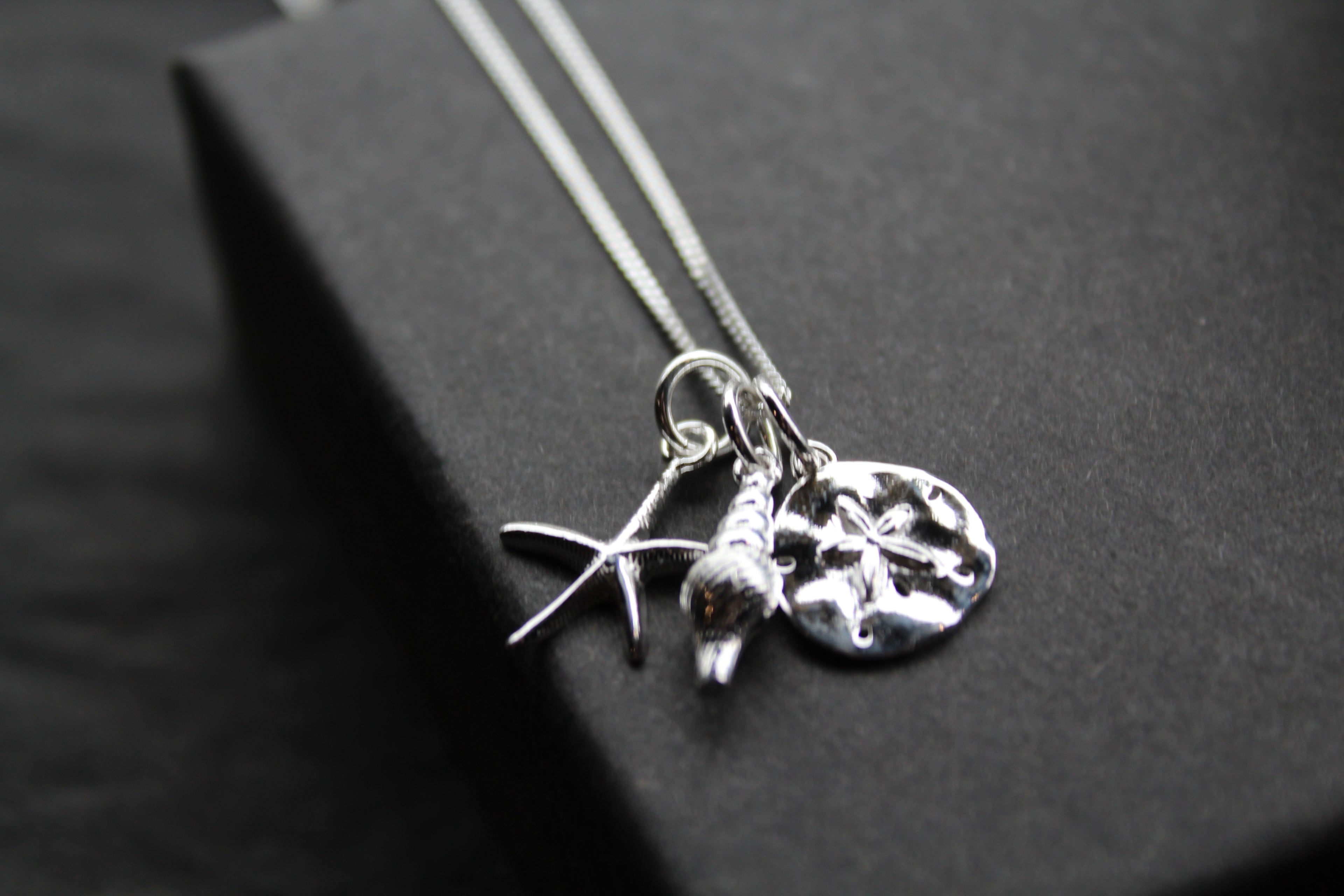 Beach Inspired Silver Necklace