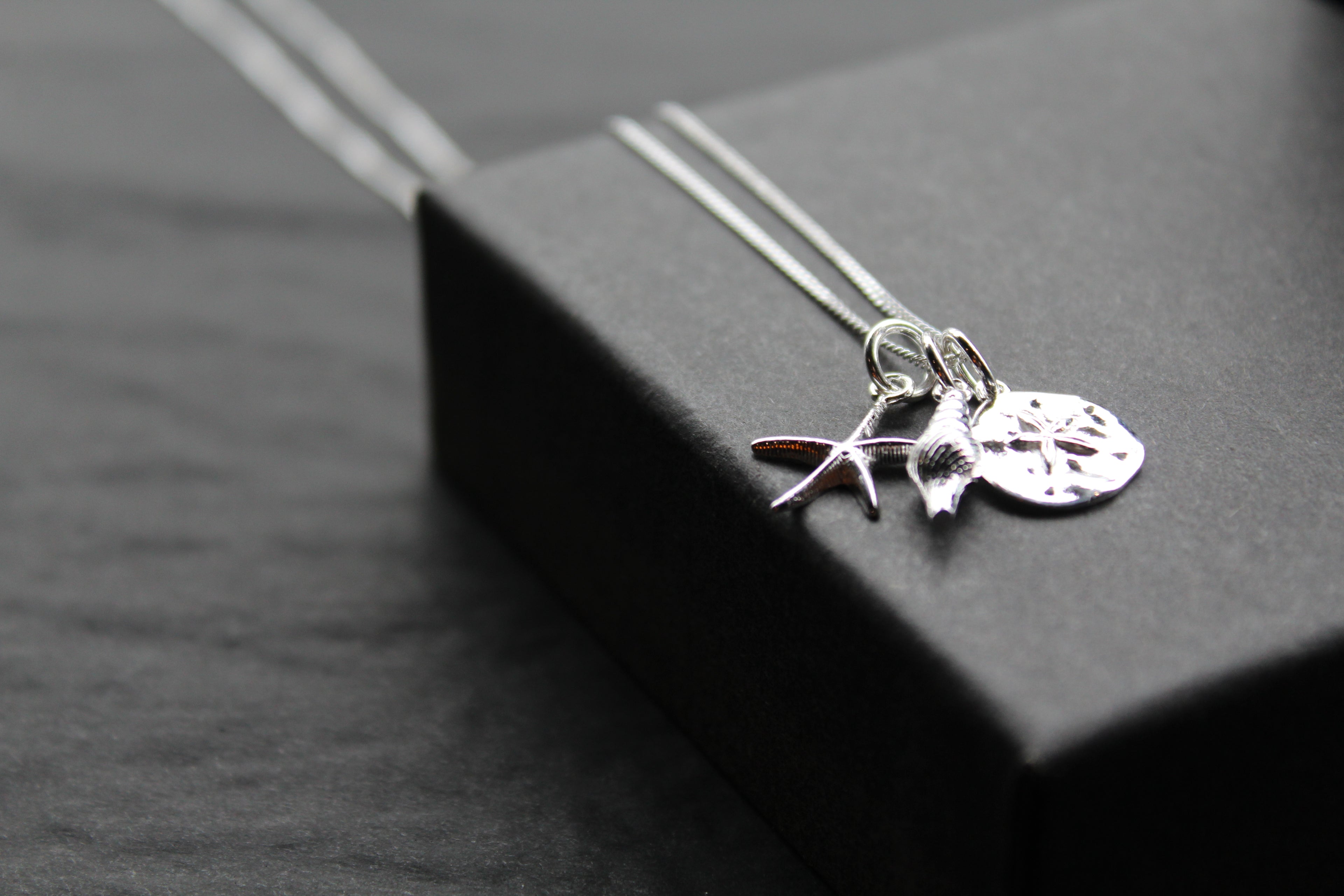 Beach Inspired Silver Necklace