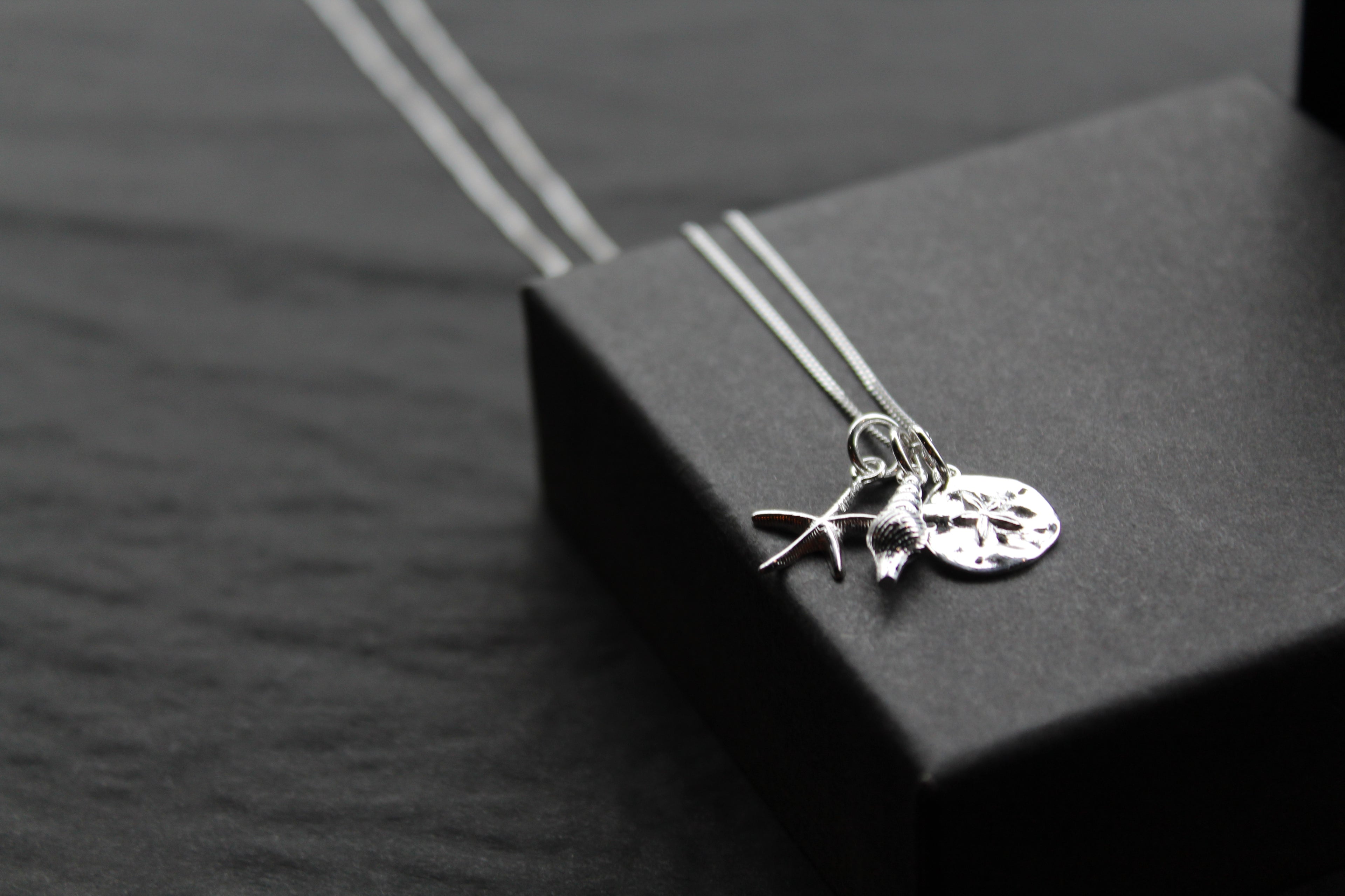 Beach Inspired Silver Necklace