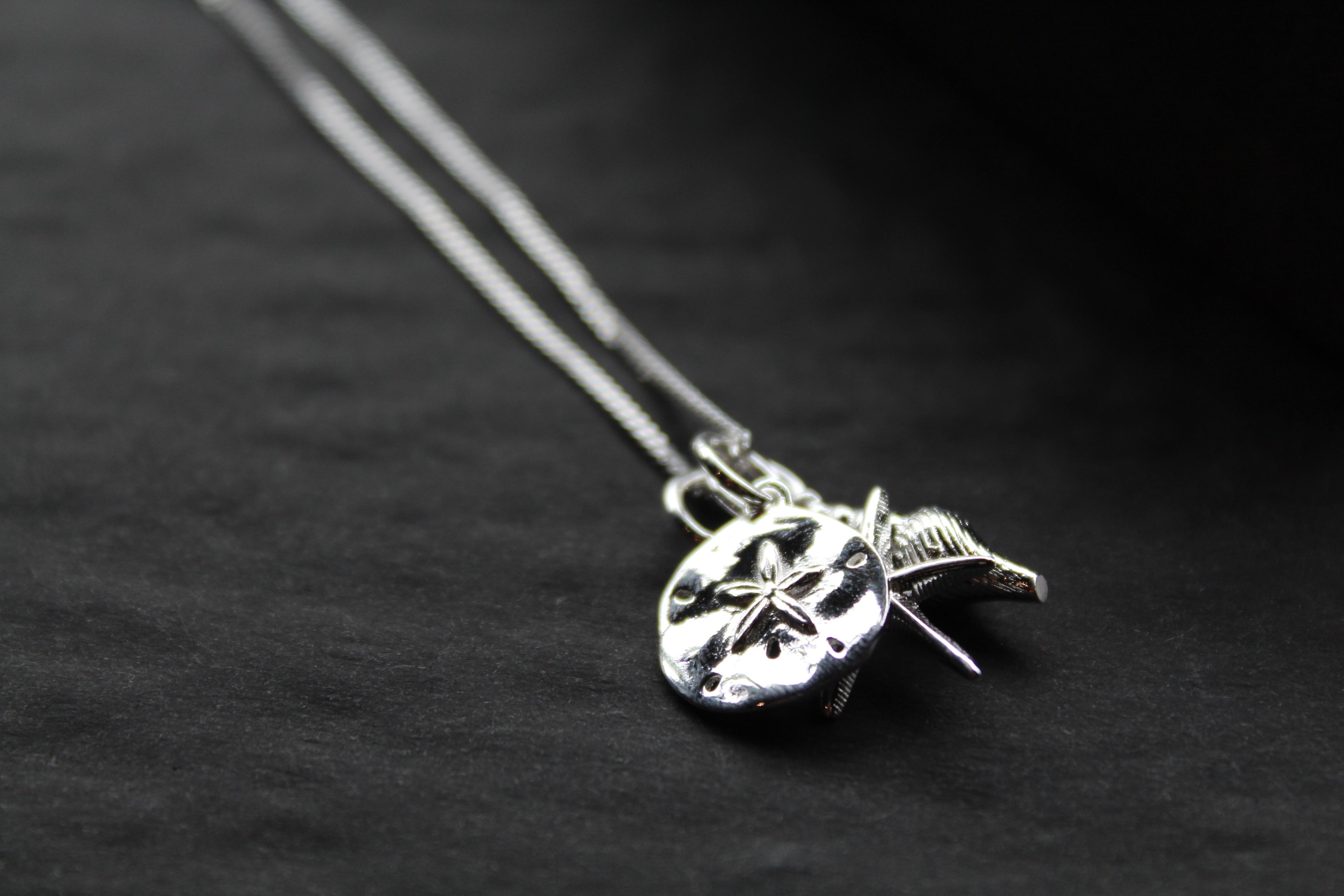 Beach Inspired Silver Necklace