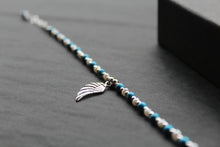 Load image into Gallery viewer, Beautiful Turquoise Angel Wing Bracelet

