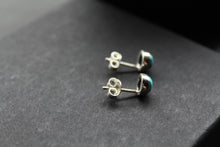 Load image into Gallery viewer, Blue Mohave Turquoise Round Studs
