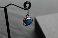 Load image into Gallery viewer, Blue Opal Circles Earrings
