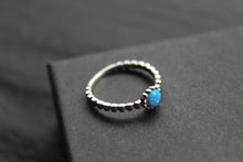 Load image into Gallery viewer, Blue Opal Ring with Rigid Band
