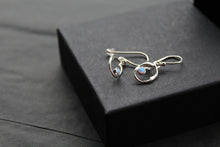 Load image into Gallery viewer, Blue Opalite Organic Flow Earrings
