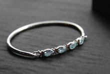 Load image into Gallery viewer, Blue Topaz Bangle
