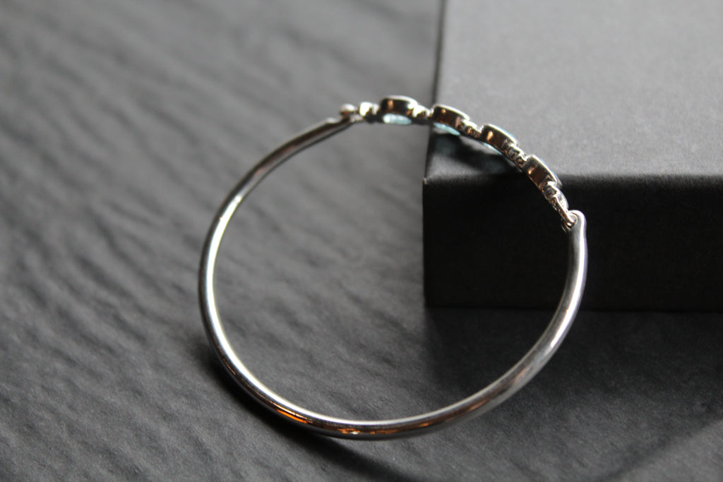 Blue Topaz Bangle