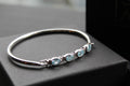 Blue Topaz Bangle