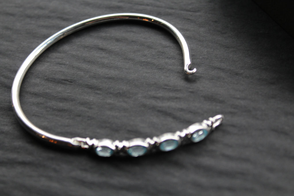Blue Topaz Bangle