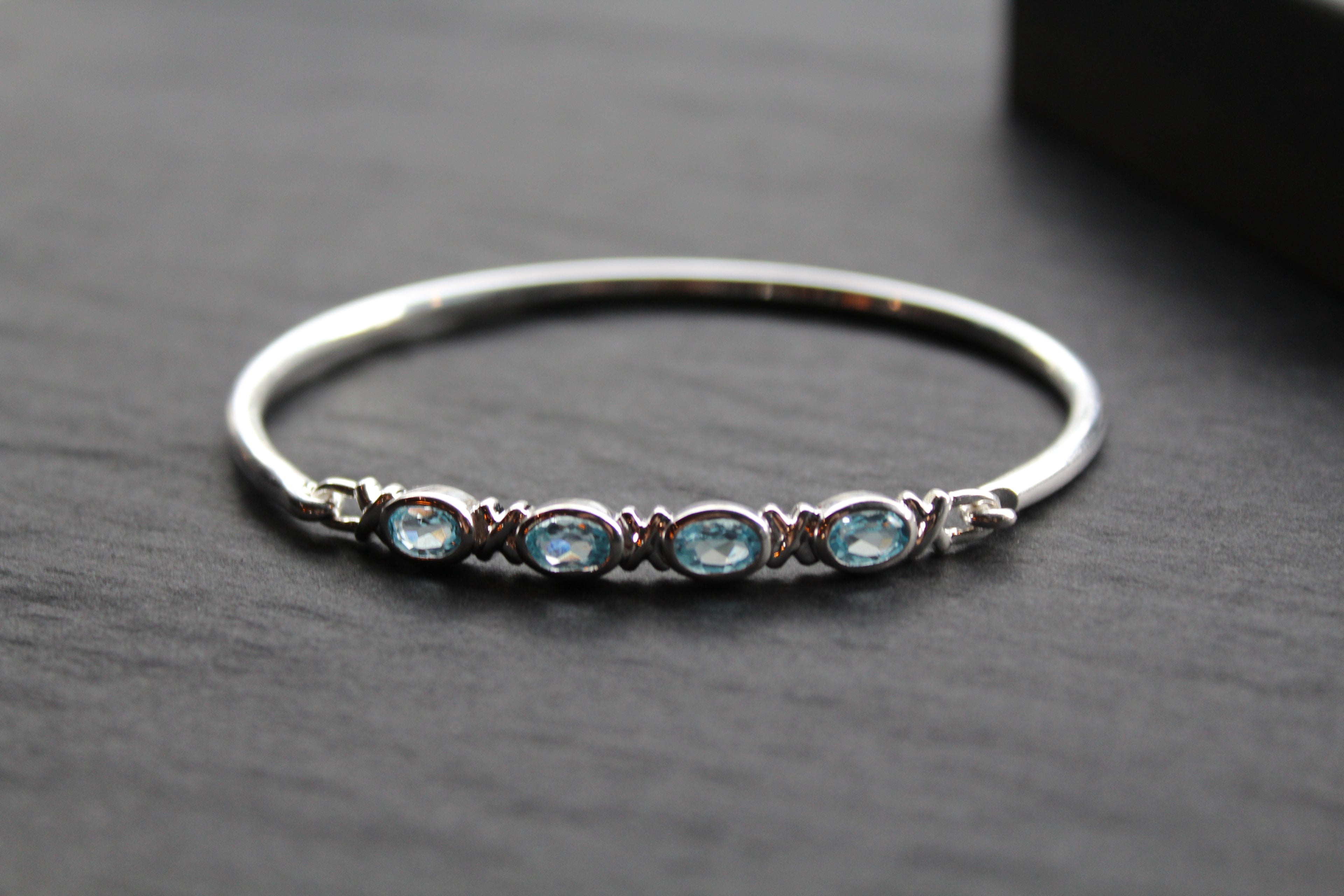 Blue Topaz Bangle