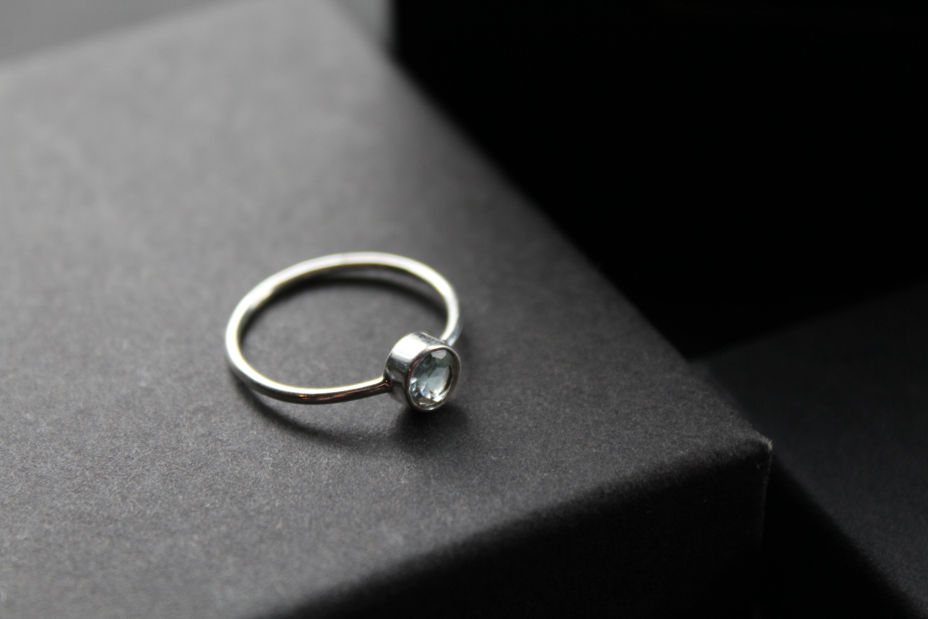 Blue Topaz Stacking Ring