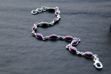 Load image into Gallery viewer, Bridget Dainty Marquis Purple Mohave Turquoise Bracelet
