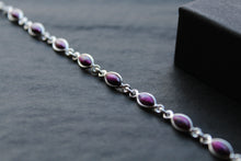 Load image into Gallery viewer, Bridget Dainty Marquis Purple Mohave Turquoise Bracelet

