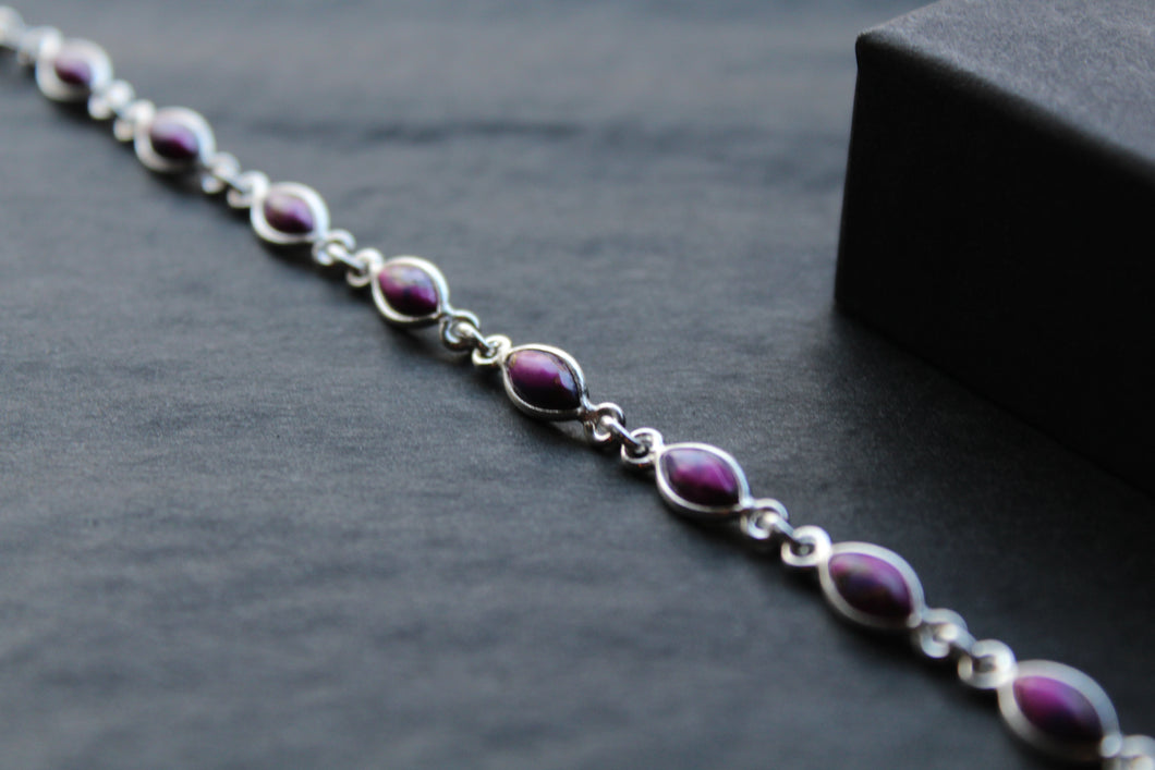 Bridget Dainty Marquis Purple Mohave Turquoise Bracelet