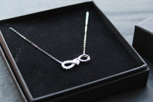 Load image into Gallery viewer, CZ Infinity Necklace with 41-46cm Chain
