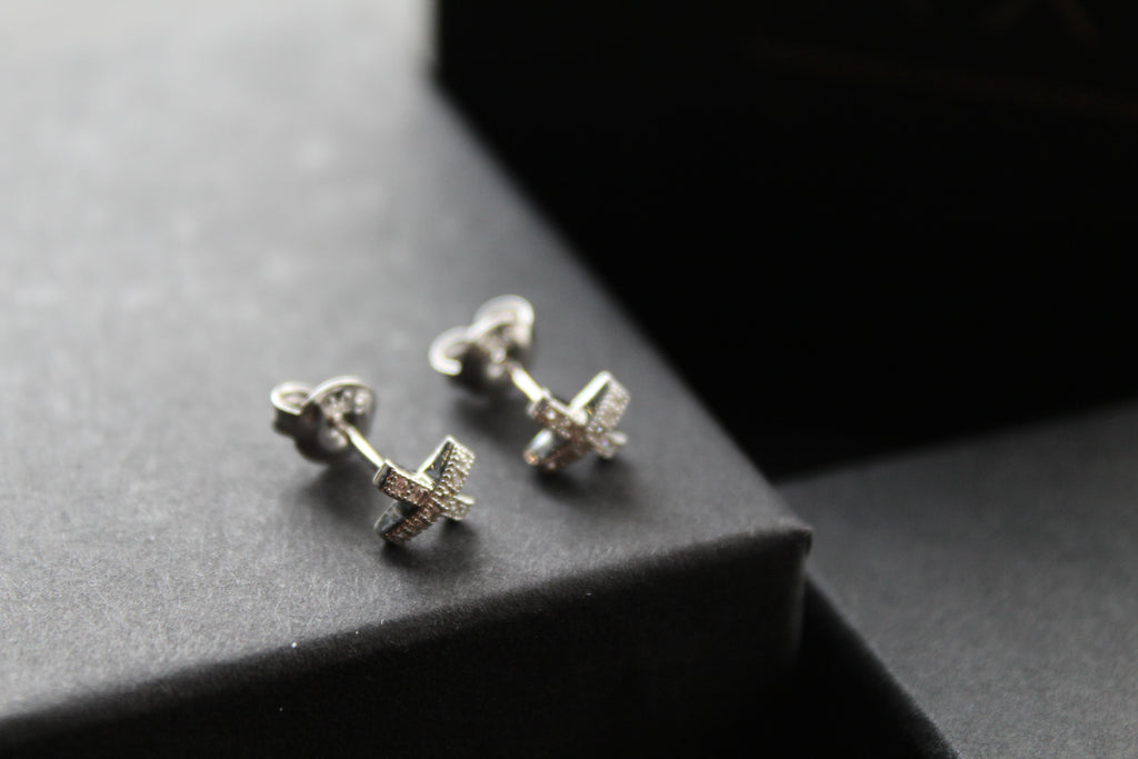 CZ Kiss Earrings