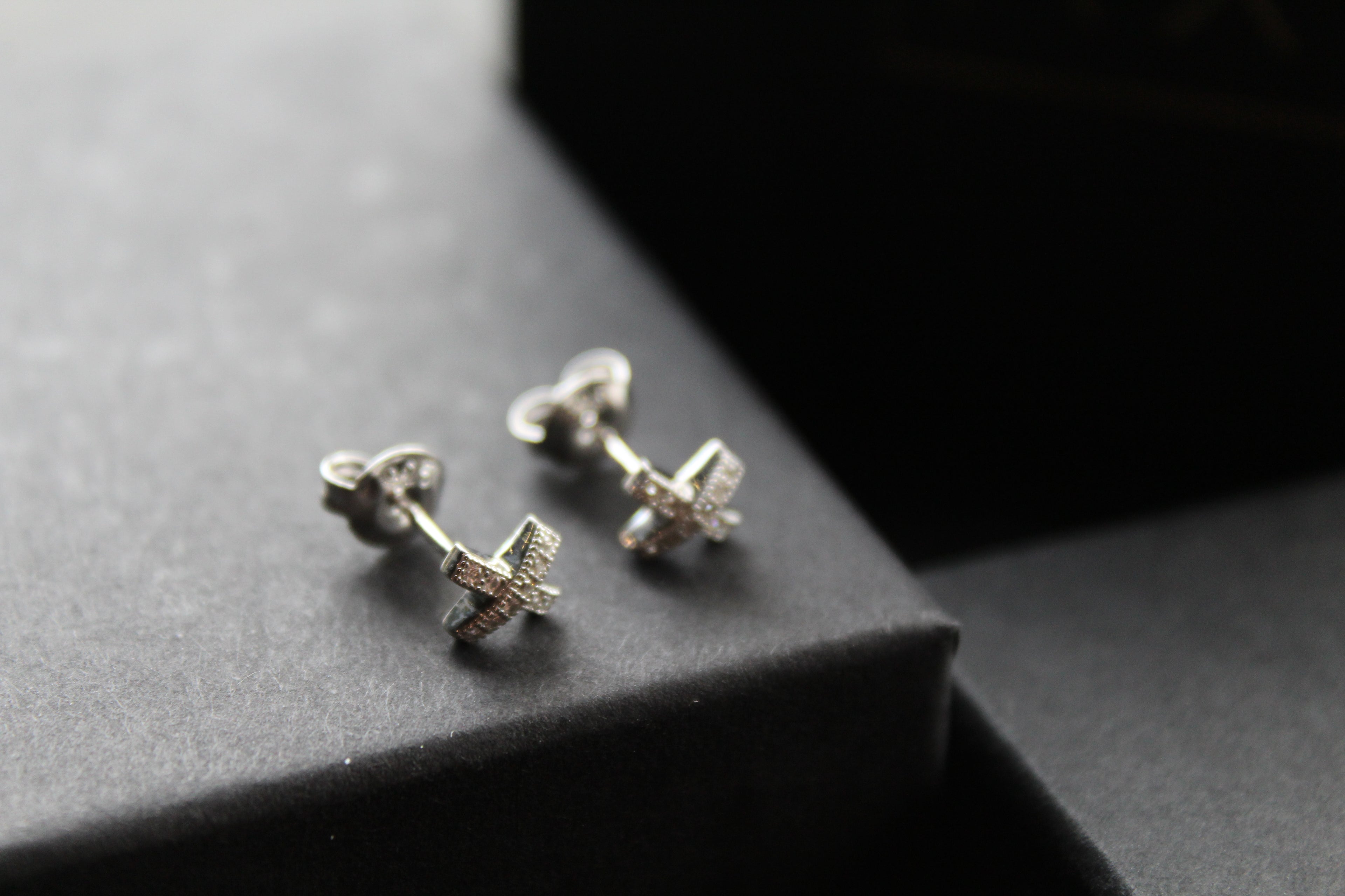 CZ Kiss Earrings