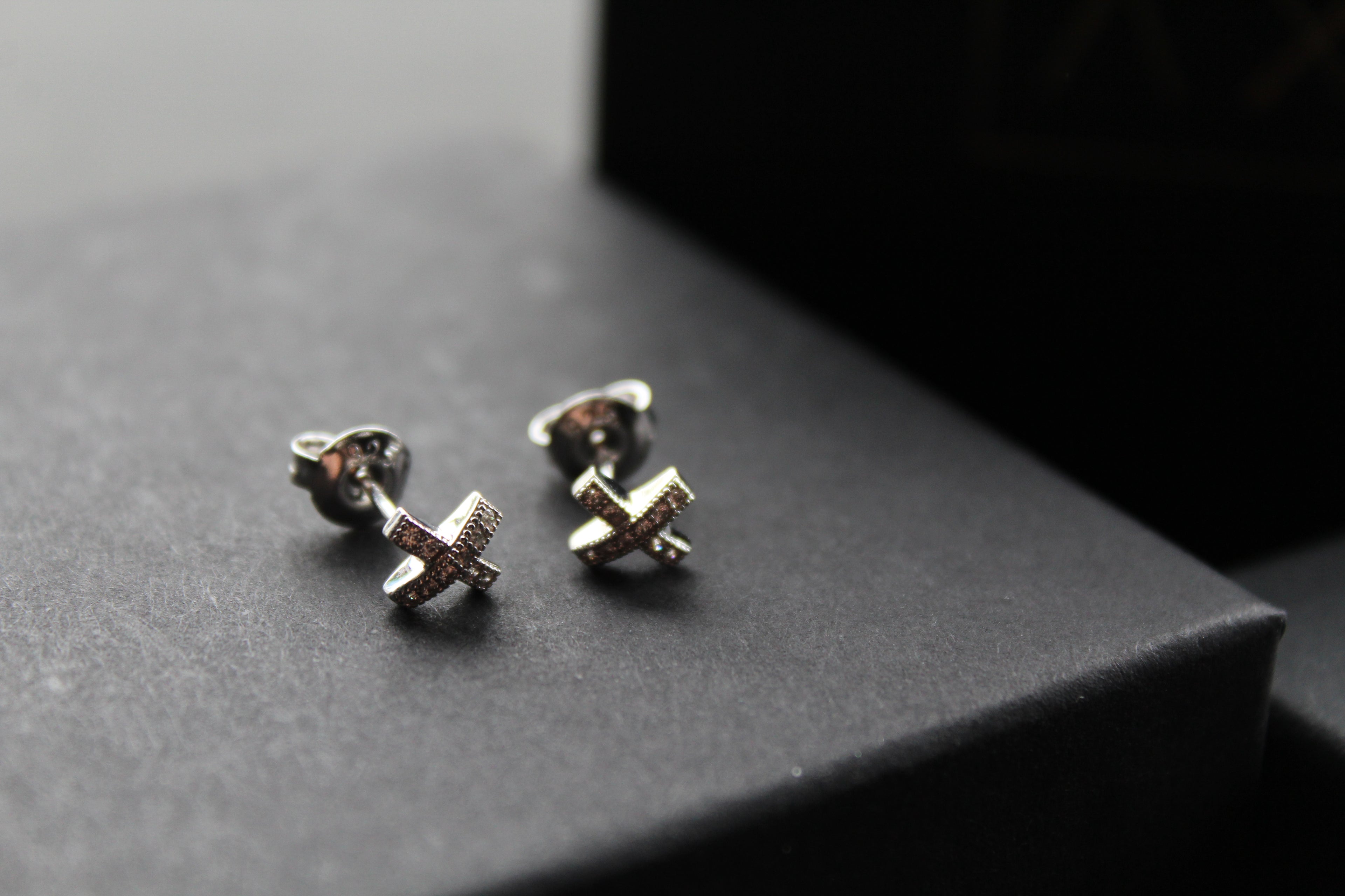 CZ Kiss Earrings