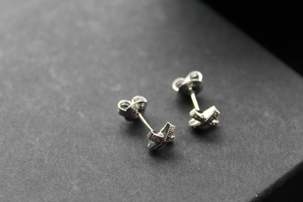 CZ Kiss Earrings
