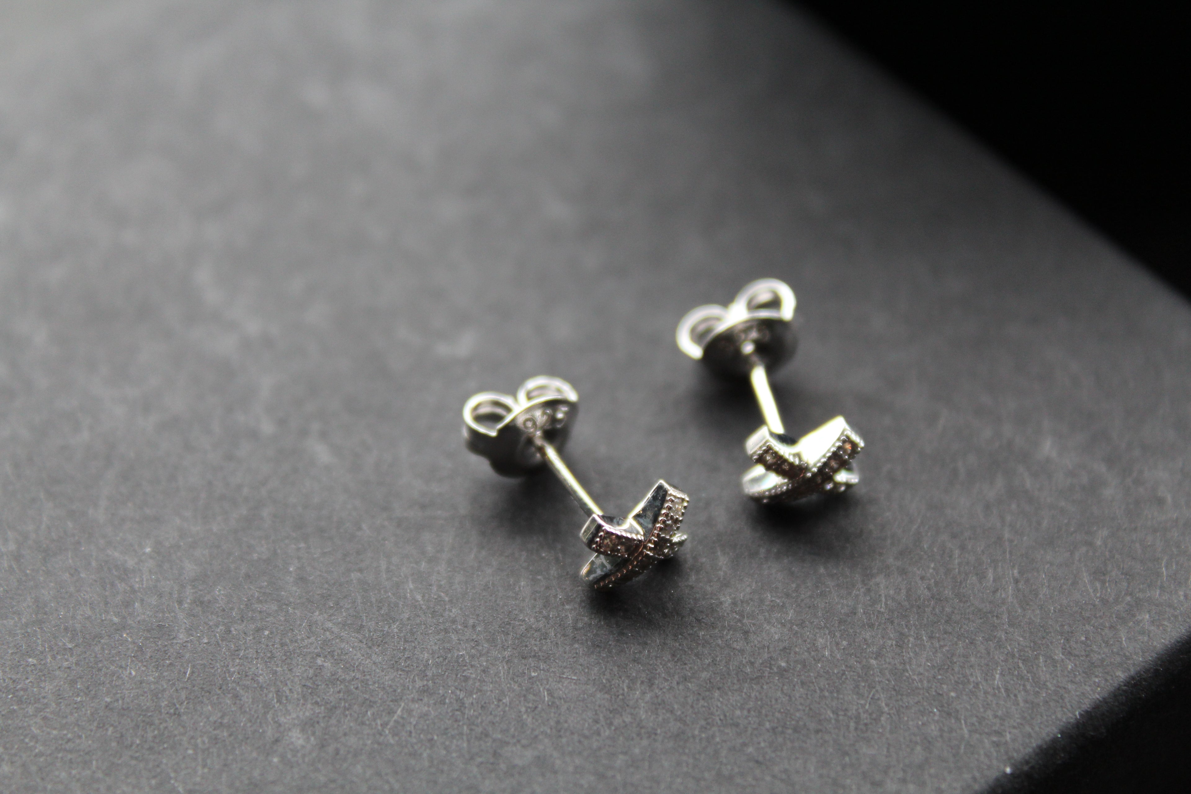 CZ Kiss Earrings