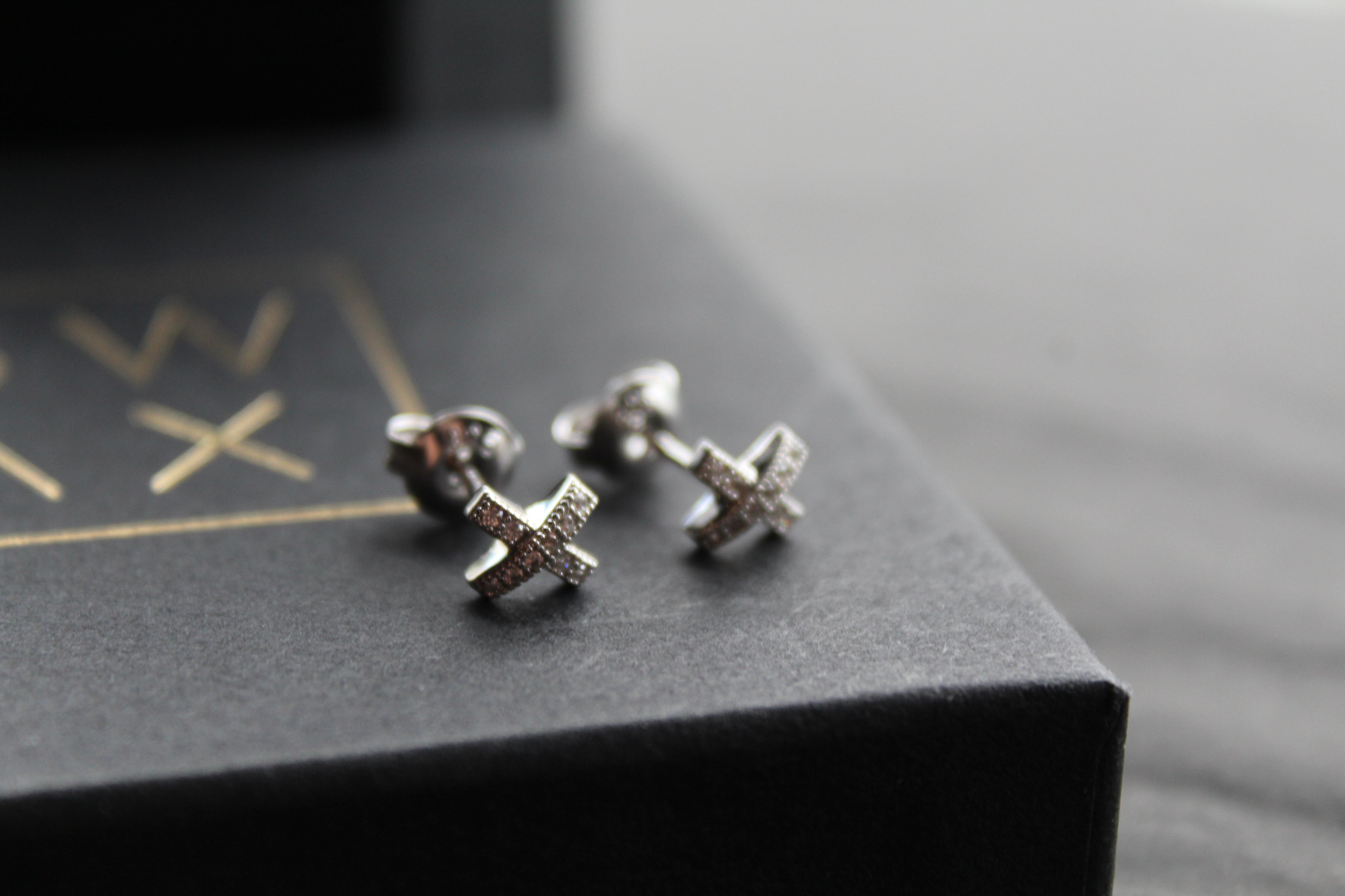 CZ Kiss Earrings
