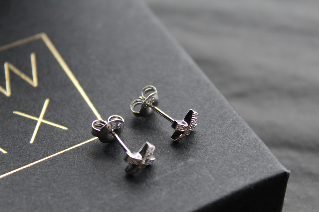 CZ Kiss Earrings