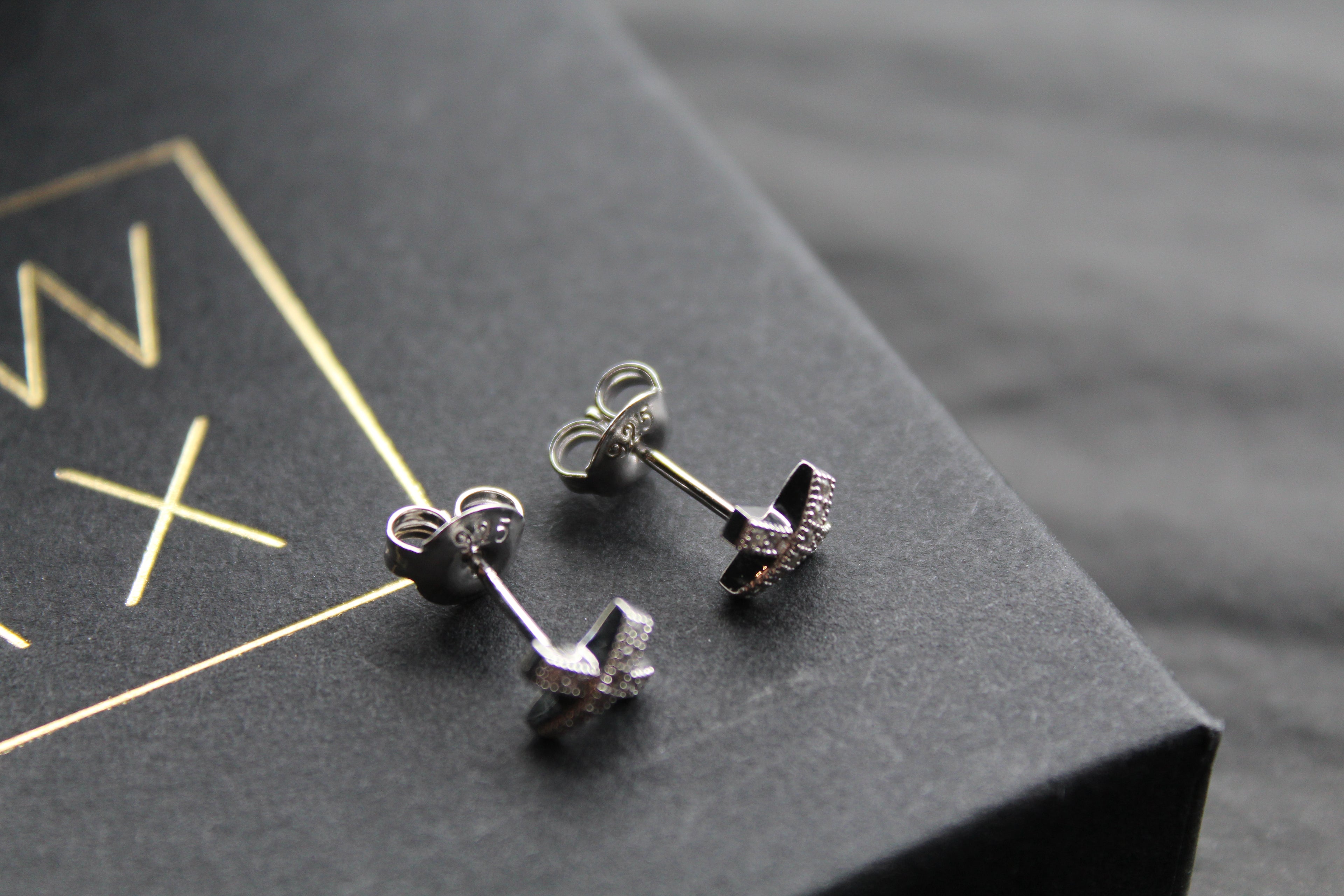 CZ Kiss Earrings
