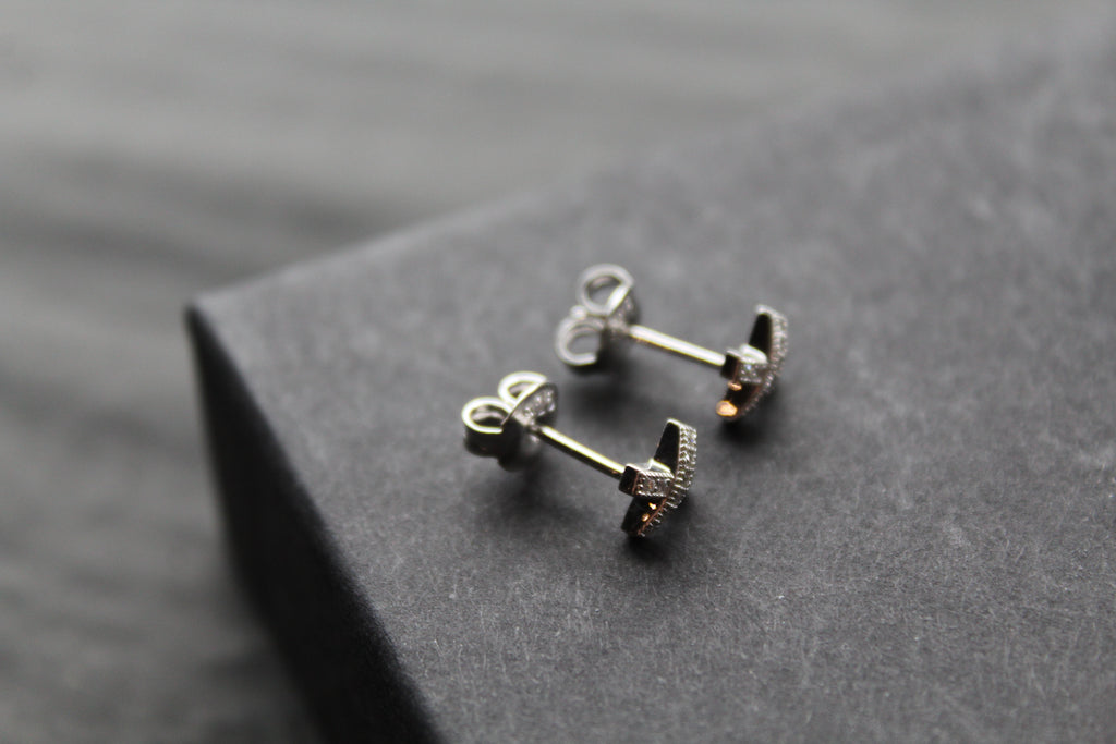 CZ Kiss Earrings