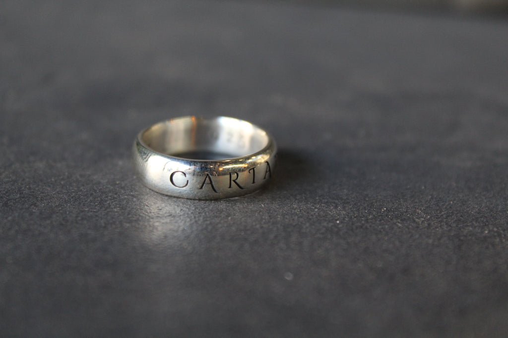 Cariad Silver Ring