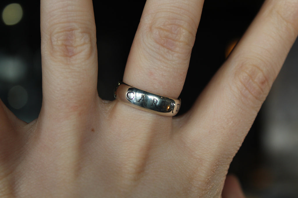 Cariad Silver Ring