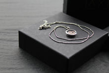 Load image into Gallery viewer, Celestial Silver &amp; Rose Heart Pendant &amp; Chain
